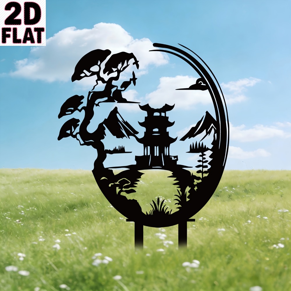 Art Craft Bar - CIFBUY Çin Pavilionu Metal Duvar Sanatı,