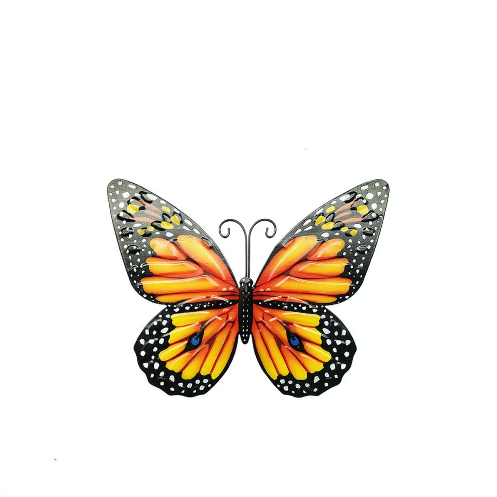 Art And Craft For Nursery - Küçük Metal Kelebek Duvar Süsü, Ev,