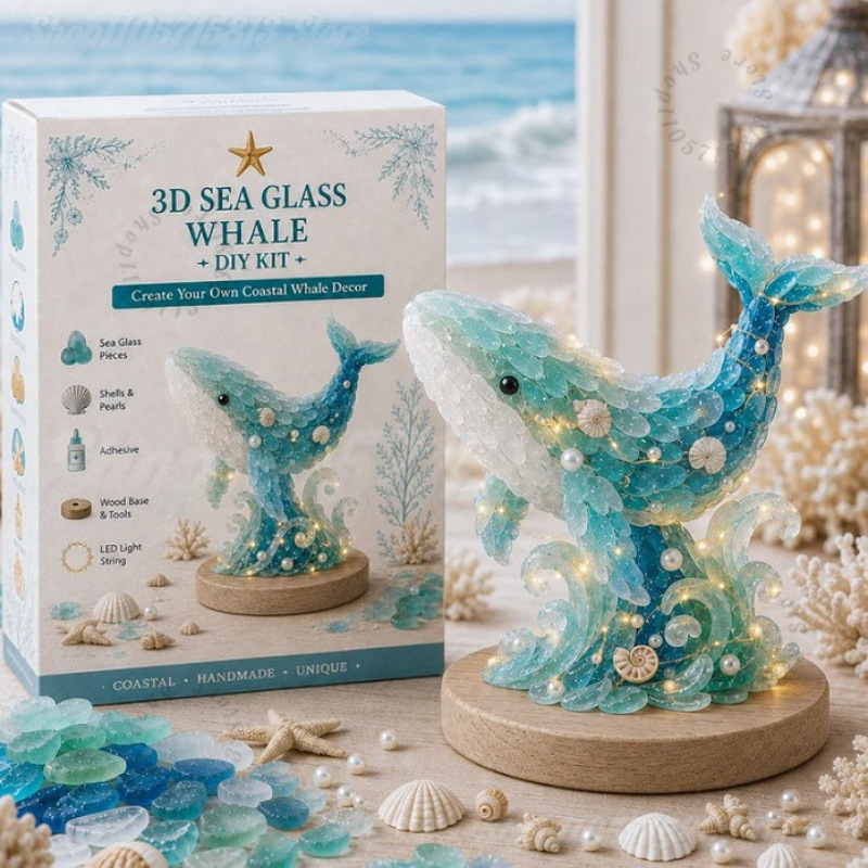 Art Craft Kit - LED Işıklı, Kendin Yap Deniz Camı