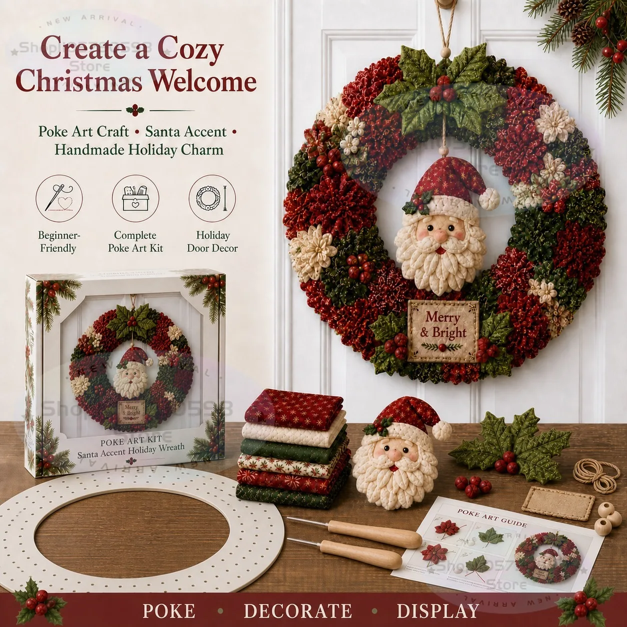2026 3D Kumaşla Yapılan Çelenk - Art Craft Kit incelemesi ve fiyatı
