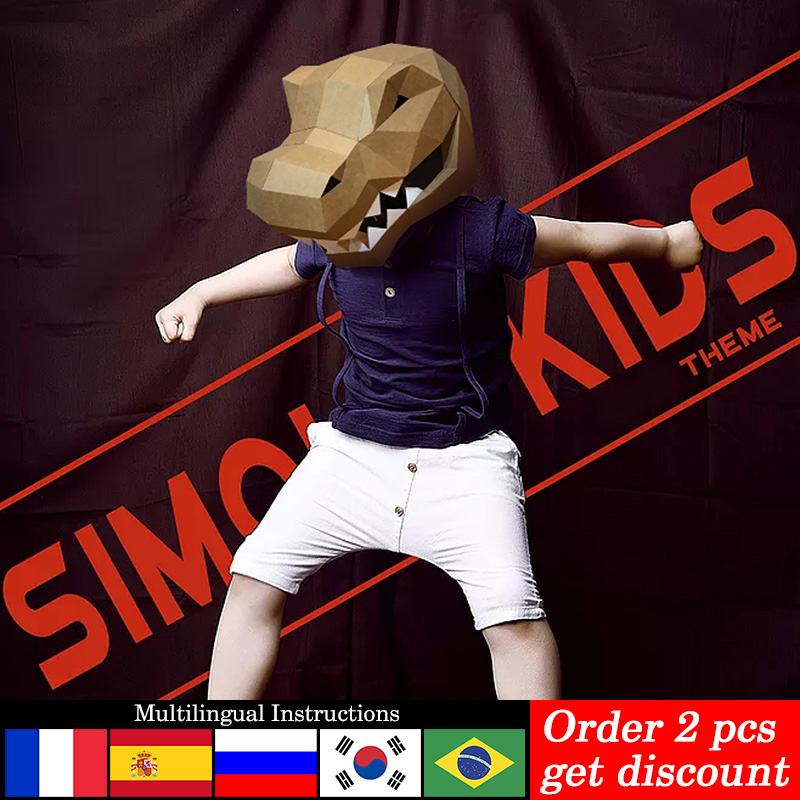 Tyrannosaurus Rex hayvan maske - Art Craft Cardboard incelemesi ve fiyatı