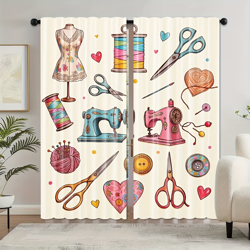 Dikiş Odası Dekorasyonu, Perde - Art And Craft For Nursery incelemesi ve fiyatı