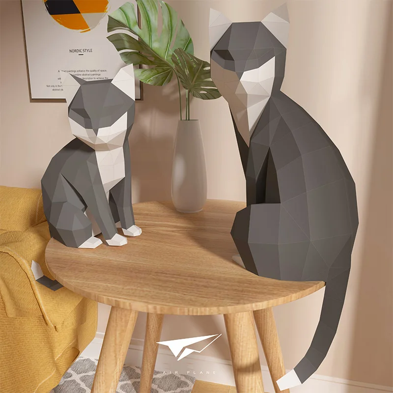 1 Çift Aşıklar Kedi Hayvan Dek - Art Craft Cardboard incelemesi ve fiyatı